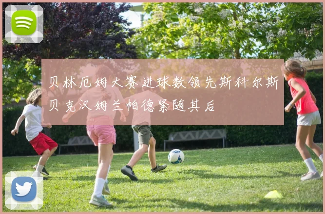 贝林厄姆大赛进球数领先斯科尔斯贝克汉姆兰帕德紧随其后