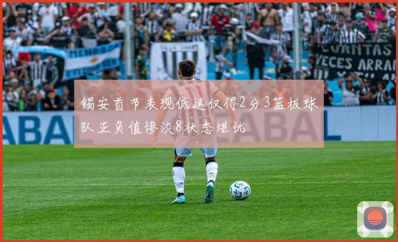 锡安首节表现低迷仅得2分3篮板球队正负值惨淡8状态堪忧